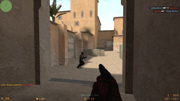Counter-Strike 2 pistol fight on dust map
