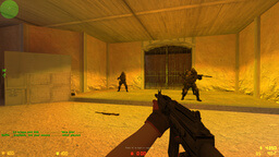CS:GO action scene